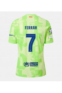 Fotbalové Dres Barcelona Ferran Torres #7 Třetí Oblečení 2024-25 Krátký Rukáv